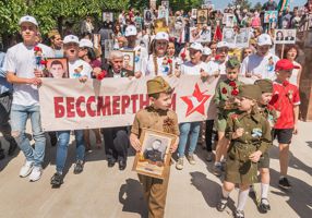 В Ташкенте прошла акция «Бессмертный полк»