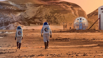 Air&Space: миллион людей на Марсе? Придется есть сверчков