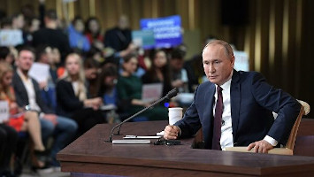 Ленин, мигранты, ядерная война: самые яркие моменты пресс-конференции Путина